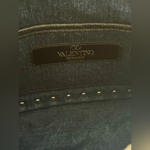 Valentino Garavani Denim Butterfly Crossbody Bag - Picture 9 of 11